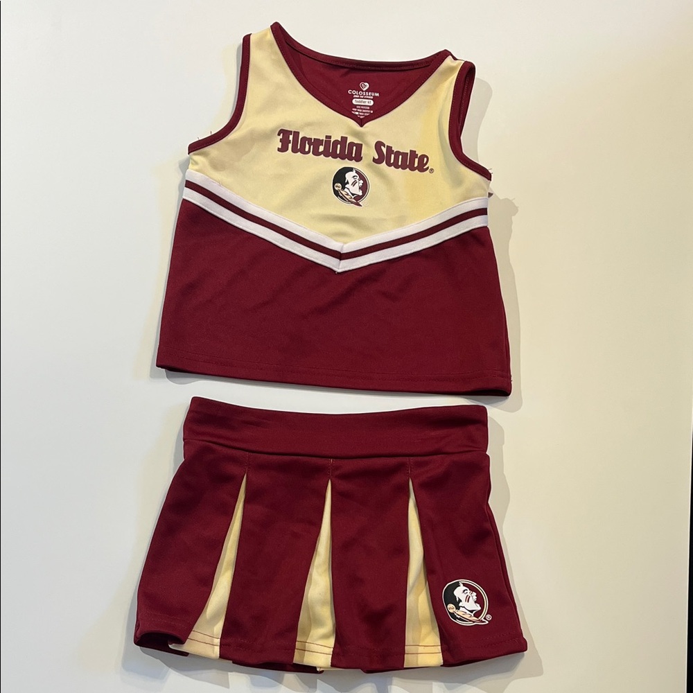 FSU Maroon Garnet and Gold Cheerleader Outfit